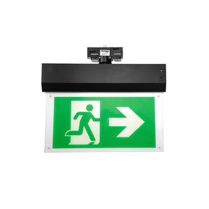 Led Exit Sign | 3 Phase Track | AT | Incl Pictograms