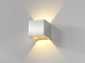 Artdelight wandlamp CUBE in aluminium